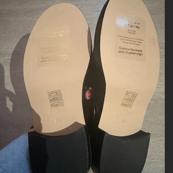 **NEW** J CREW ROWAN PENNY LOAFERS IN LEATHER AND CALF HAIR sz 7 - Picture 4 of 4